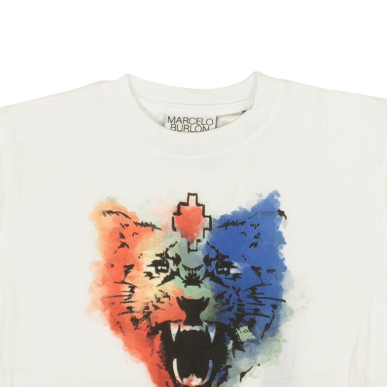 symmetri Breddegrad fortvivlelse Boy's White Watercolor Animal Short Sleeve T-Shirt – Shop 375™