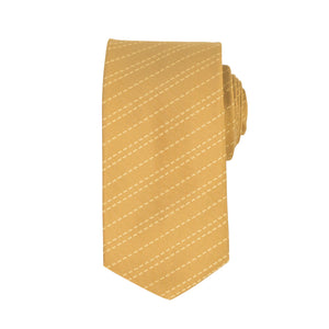 Ardilla Brown 100% Silk Striped Neck Tie