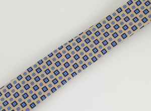 Battisti Napoli Geometric Pattern Neck Tie - Black