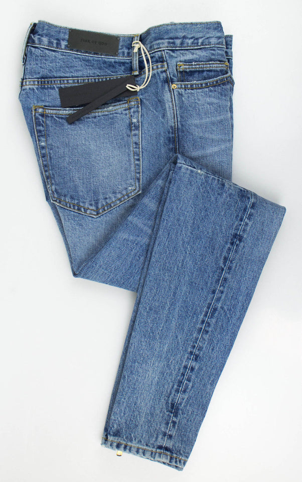 Fear Of God Denim 'Fifth Collection' Slim Fit Jeans - Light Indigo