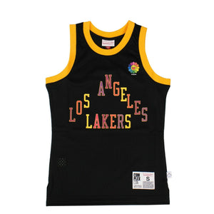 Black 'LA Lakers' Basketball Jersey