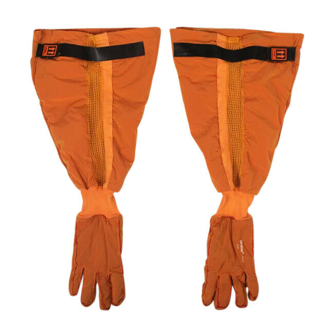 Orange Sleeve Gloves