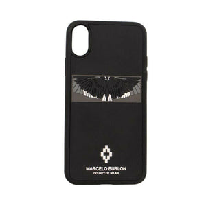 Black 3D Wings iPhone X Phone Case