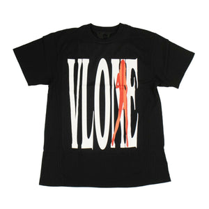 Vlone X Dennis Rodman Angel Vs Demon Short Sleeve T-Shirt - Black