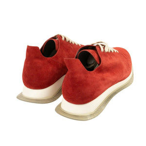 Red Suede Sneakers