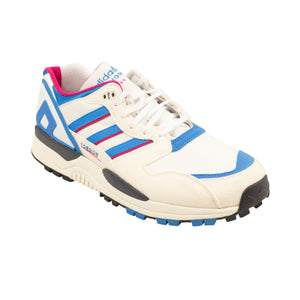 White Blue & Pink ZX 0000 Evolution A-ZX Series Sneakers