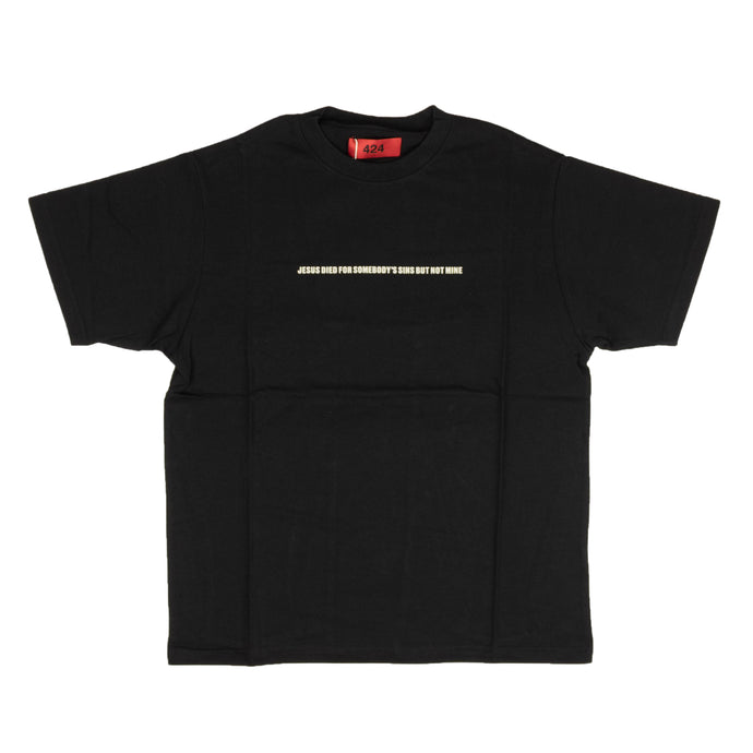 424 On Fairfax Jesus T-Shirts - Black