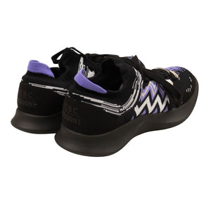 Purple ACBC Fly Knit Chevron Low Top Sneakers