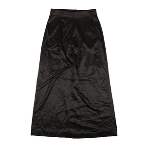 Black Maxi Seamed Skirt