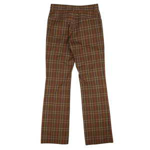Brown Check Trousers