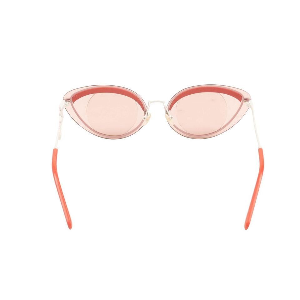 Violet Cat Eye Wire Sunglasses