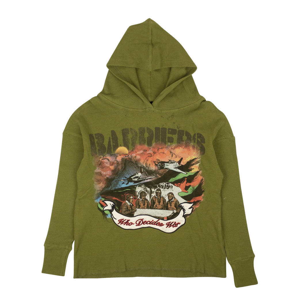 x Barriers Olive Cotton NY Tuskegee Hoodie