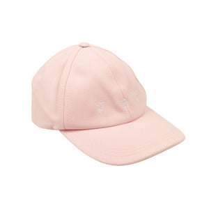 Light Pink Baseball Hat With Logo