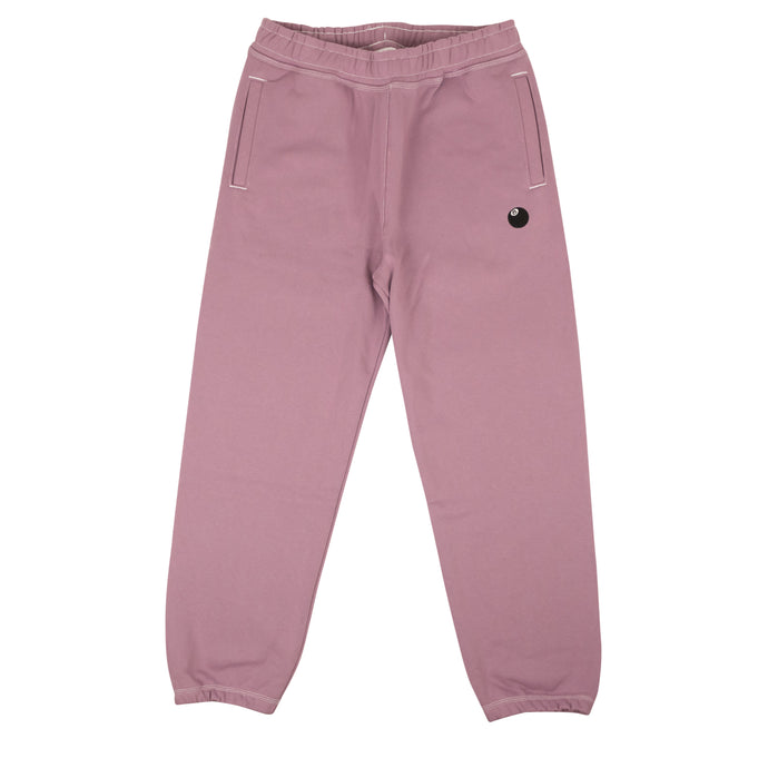 Orchid Purple Cotton 8 Ball Embroidered Sweatpants