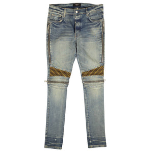 Clay Indigo Cotton Velvet PJ MX2 Skinny Jeans