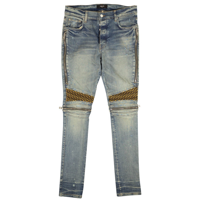 Clay Indigo Cotton Velvet PJ MX2 Skinny Jeans