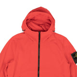 Red Polyester Soft Shell Tech Light Jacket