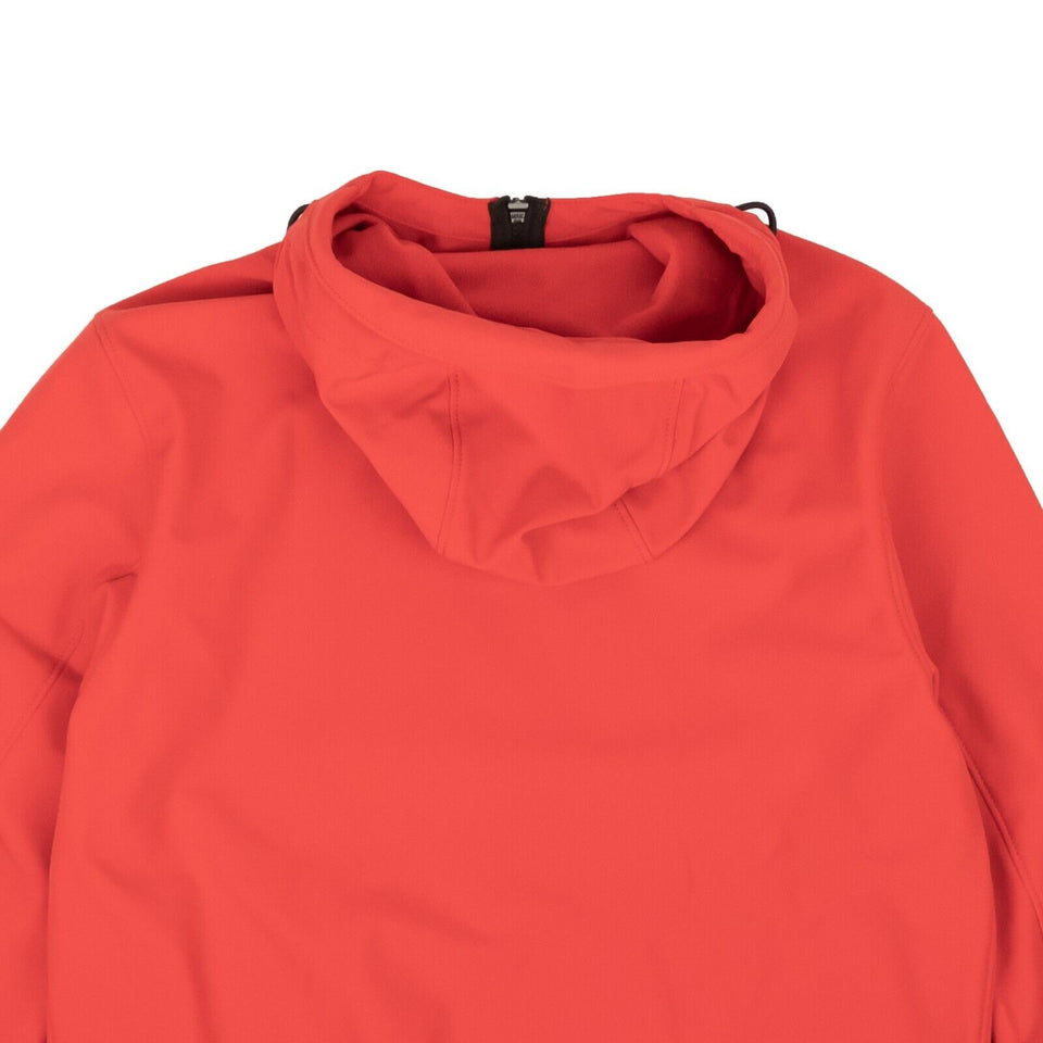 Red Polyester Soft Shell Tech Light Jacket