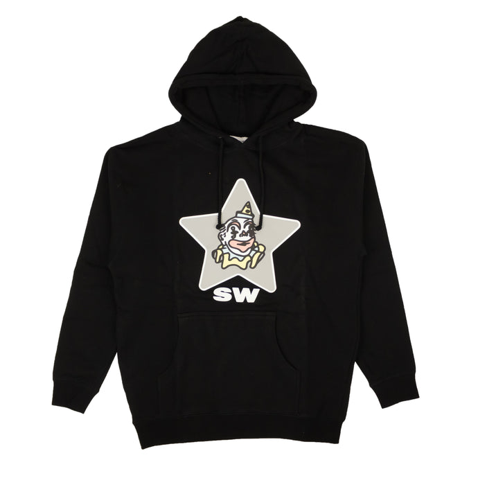 Black Cotton Star Of The Show Hoodie