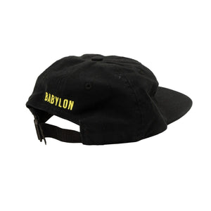 Black Cotton Babylon Kills Embroidered Hat