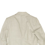 Light Grey Wool Logo Slim-Fit Jacket