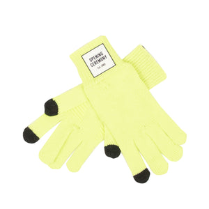 Flourescent Yellow OC Knit Gloves