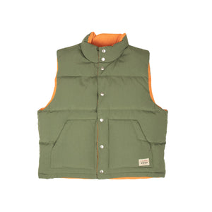 Green And Orange Reversible Workgear Vest