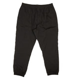 Black Polyester Relaxed Fit Crinkle Jogger Pants