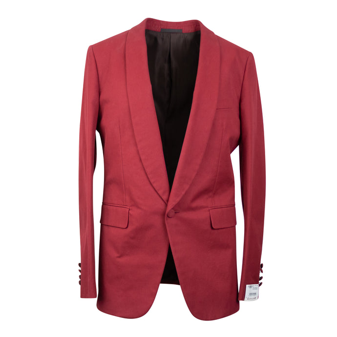 Red Caruso Wool Single Breasted Suit 10R