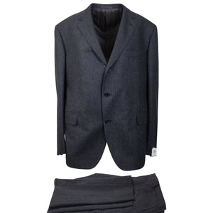 Charcoal Grey Wool Single Breasted Suit 7R