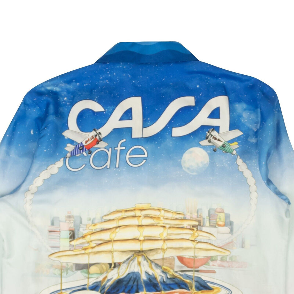 Multi Casa Cafe Long Sleeve Cuban Collar Shirt