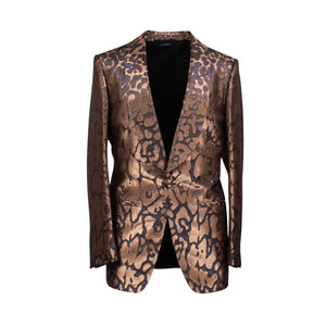Copper Atticus Nature Abstract Suit Jacket