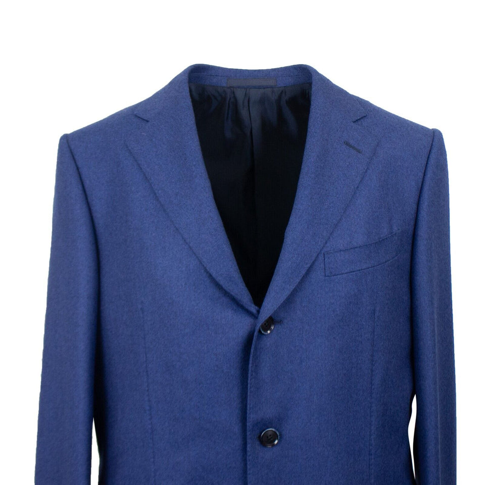 Cobalt Blue Wool Single Breasted Suit 7R