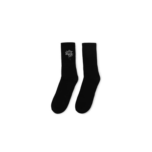 Black Cherub Cotton Socks