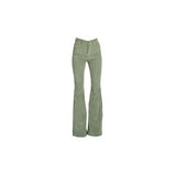 Velour Flare Stack Pants