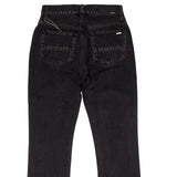 Black Long Stretch Flare Jeans