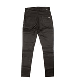 Black Nappa Stretch Leather Pants