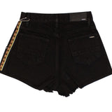 Black High Waisted Track Shorts