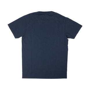 Navy Logo Cotton T-Shirt