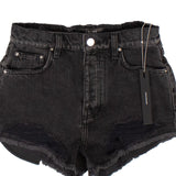 Black Hot Pants Thrasher Shorts