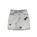 Blue Star Denim Skirt