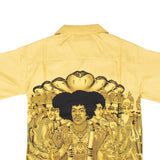 Yellow Jimi Hendrix Short Sleeve Shirt