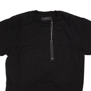 Black Slash Cotton T-Shirt