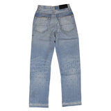 Blue Gradient Crystal Recon Denim Jeans