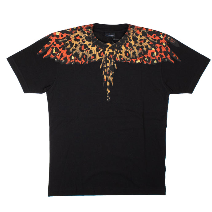 Black Leopard Wings T-Shirt