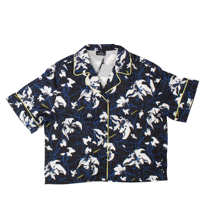 Black And White County Flowers Hawii Shirt