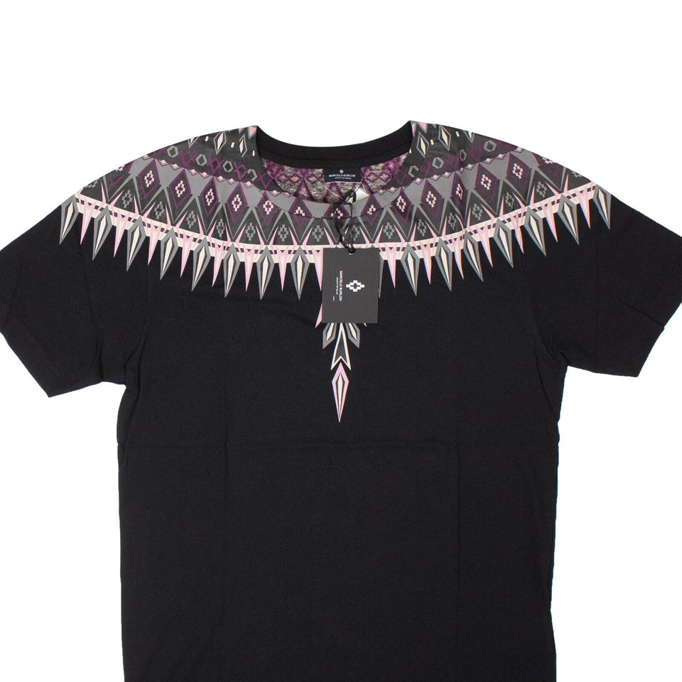 Black And Multicolored Wings T-Shirt