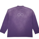 Washed Purple Afterlife Long Sleeve T-Shirt