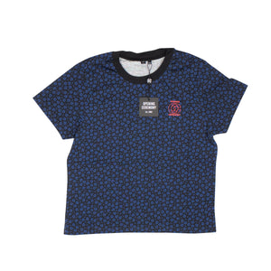Blue Fem Fit Printed T-Shirt