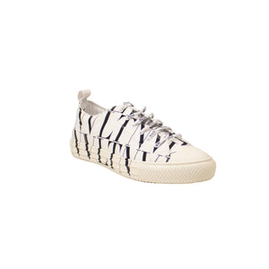 All Over Print Canvas Low Top Sneakers